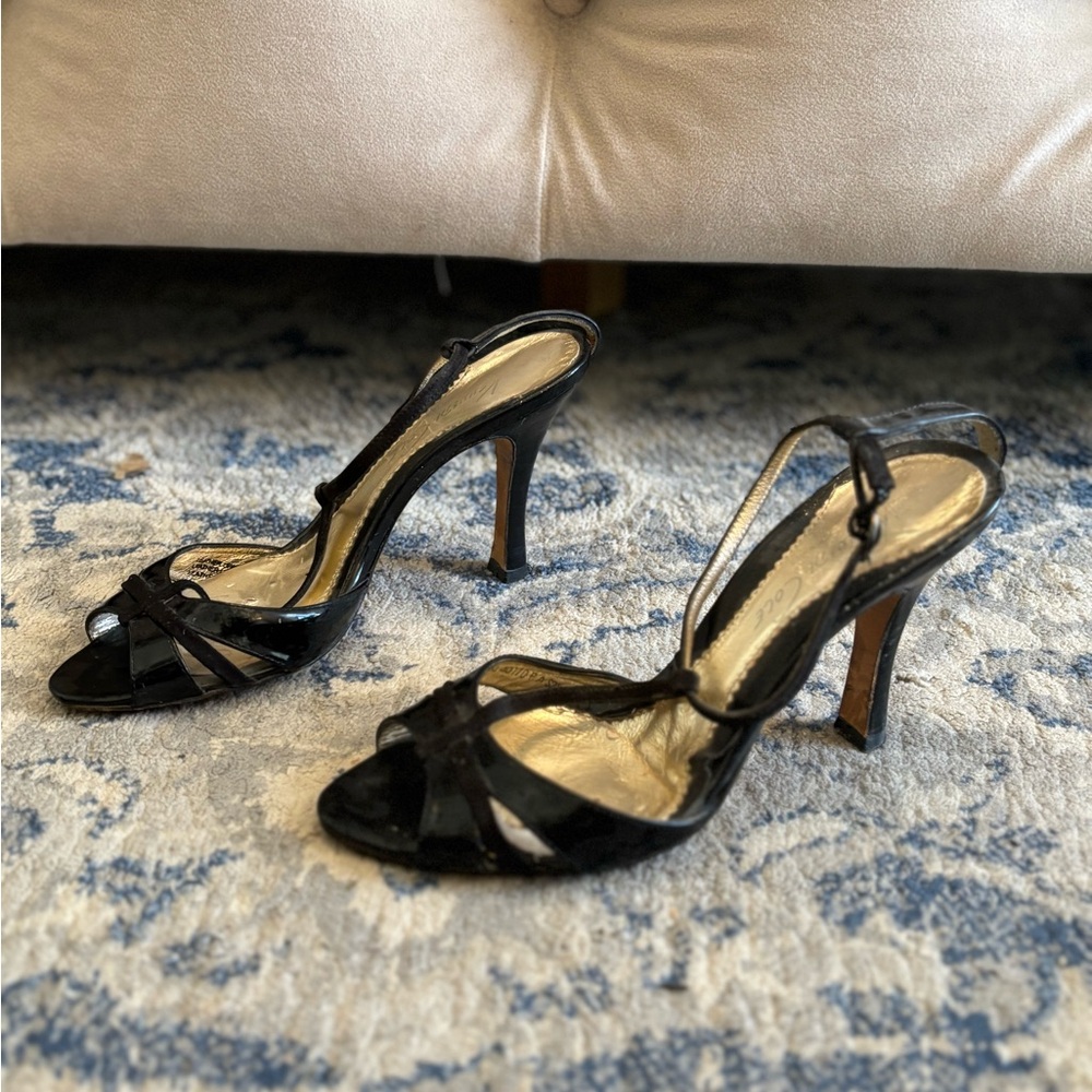 Black Strappy Heels